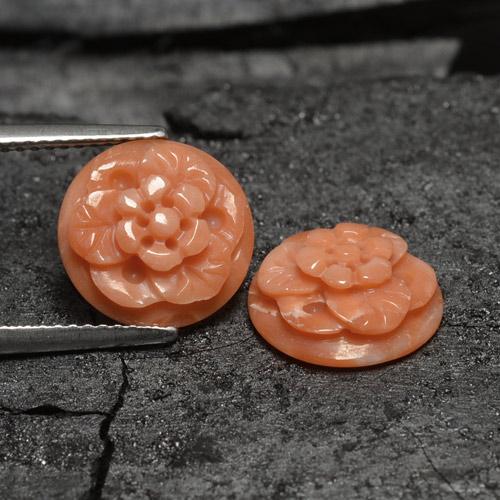 Achetez naturel 5.71ct Rose moyen Corail gems, Taille Fleur, En provenance Australie chez GemSelect. En stock, livraison internationale!