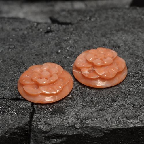 Achetez naturel 5.71ct Rose moyen Corail gems, Taille Fleur, En provenance Australie chez GemSelect. En stock, livraison internationale!