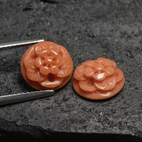 Achetez naturel 5,05ct rose corail gems, taille fleur, en provenance australie chez gemselect. en stock, livraison internationale!