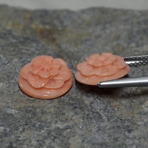 Achetez naturel 4,93ct rose corail gems, taille fleur, en provenance australie chez gemselect. en stock, livraison internationale!