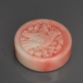 Corail rose naturelle forme fantaisie, 13,47 ct, opaque