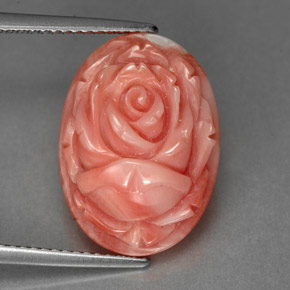 Corail rose naturelle forme fantaisie, 7,89 ct, opaque