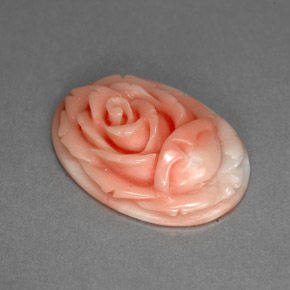 Corail rose naturelle forme fantaisie, 6,20 ct, opaque