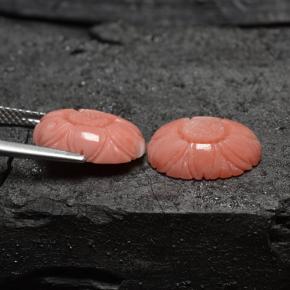 Achetez naturel 7.86ct Saumon Corail gems, Taille Fleur, En provenance Australie chez GemSelect. En stock, livraison internationale!