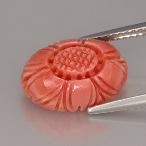 Corail rose naturelle forme fantaisie, 3,97 ct, opaque
