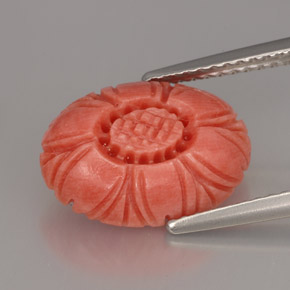 Corail rose naturelle forme fantaisie, 4,16 ct, opaque