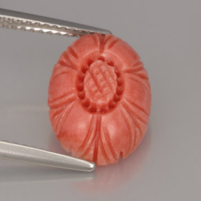 Corail rose naturelle forme fantaisie, 4,16 ct, opaque