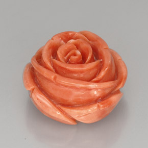 Corail rose naturelle forme fantaisie, 40,94 ct, opaque