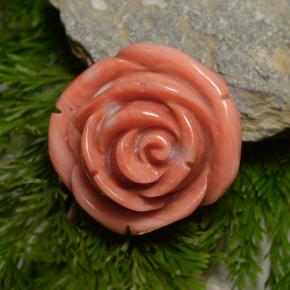 Corail rose naturelle forme fantaisie, 23,75 ct, opaque