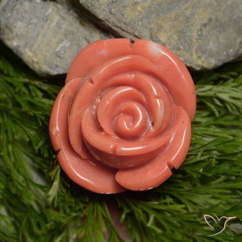 18.78ct Naturel Rose saumon profond Corail, Fantaisie, Opaque