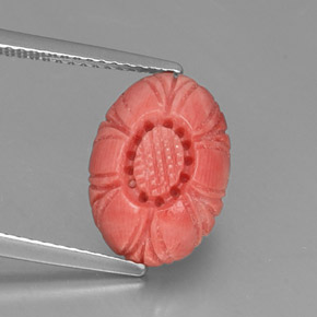 Corail rose naturelle forme fantaisie, 3,52 ct, opaque