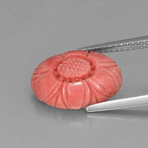Corail rose naturelle forme fantaisie, 3,52 ct, opaque