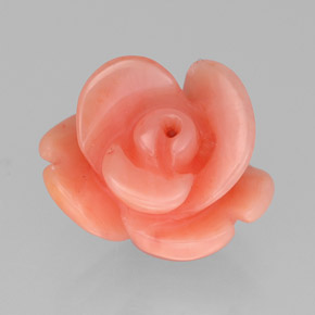 Corail rose naturelle forme fantaisie, 2,94 ct, opaque