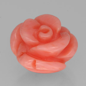 Corail rose naturelle forme fantaisie, 4,44 ct, opaque