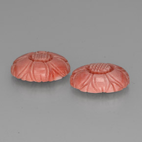 Achetez naturel 7,80ct rouge corail gems, taille fleur, en provenance australie chez gemselect. en stock, livraison internationale!