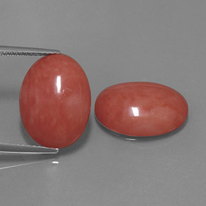 Achetez naturel ct rose corail gems, coupe ovale, en provenance taïwan chez gemselect. en stock, livraison internationale!