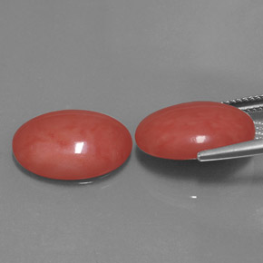 Achetez naturel ct rose corail gems, coupe ovale, en provenance taïwan chez gemselect. en stock, livraison internationale!