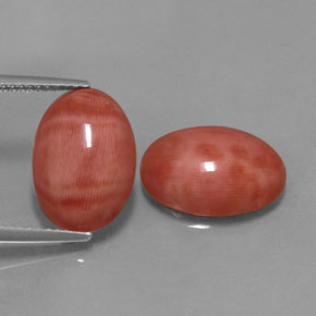 Achetez naturel ct rose corail gems, coupe ovale, en provenance taïwan chez gemselect. en stock, livraison internationale!