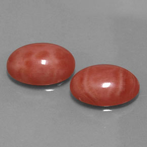 Achetez naturel ct rose corail gems, coupe ovale, en provenance taïwan chez gemselect. en stock, livraison internationale!