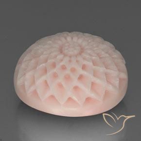 Corail Saumon Rose naturelle Taille Fleur, 24.56 ct, Opaque