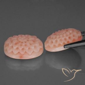 Achetez naturel 14,42ct rose corail gems, forme fantaisie, en provenance taïwan chez gemselect. en stock, livraison internationale!