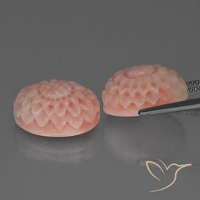 Shop natural 16.80ct Flamant rose Corail gems, Fantaisie, from Taïwan at GemSelect. In stock, global shipping!