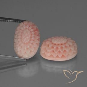16.64ctw Naturel Saumon Rose corail, Fantaisie, Opaque