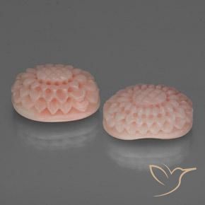 Shop natural 16.64ct Saumon Rose Corail gems, Fantaisie, from Taïwan at GemSelect. In stock, global shipping!