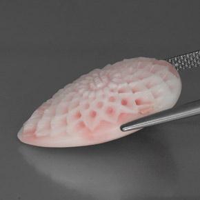 Corail Rose naturelle Forme fantaisie, 13.69 ct, Opaque