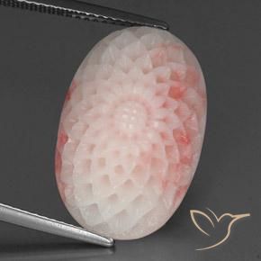 Corail rose naturelle forme fantaisie, 15,19 ct, opaque