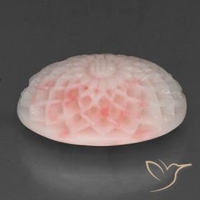 Corail rose naturelle forme fantaisie, 15,19 ct, opaque
