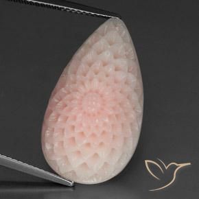 21.17ct Naturel Rose clair corail, Fantaisie, Opaque
