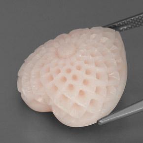 Corail rose naturelle forme fantaisie, 20,46 ct, opaque