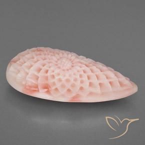 Corail Flamant rose naturelle Fantaisie, 21.12 ct, Opaque