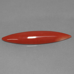 Corail rose naturelle marquise, 2,45 ct, opaque