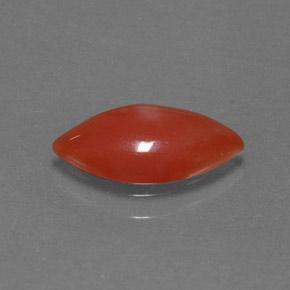 Corail rose naturelle marquise, 1,16 ct, opaque