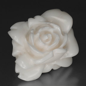 Corail Blanc naturelle Forme fantaisie, 27.83 ct, Opaque