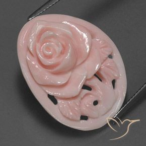Corail rose naturelle taille fleur, 12,99 ct, opaque