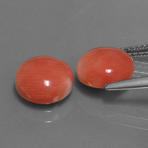 Achetez naturel ct Saumon blanc Corail gems, Coupe roude, En provenance Taïwan chez GemSelect. En stock, livraison internationale!