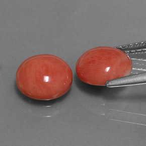 Achetez naturel ct rose corail gems, coupe roude, en provenance taïwan chez gemselect. en stock, livraison internationale!