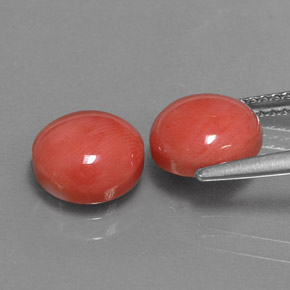Achetez naturel ct rose corail gems, coupe roude, en provenance taïwan chez gemselect. en stock, livraison internationale!