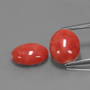 Achetez naturel ct rose corail gems, coupe ovale, en provenance taïwan chez gemselect. en stock, livraison internationale!