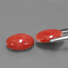 Achetez naturel ct rose corail gems, coupe ovale, en provenance taïwan chez gemselect. en stock, livraison internationale!