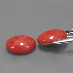 Achetez naturel ct rose corail gems, coupe ovale, en provenance taïwan chez gemselect. en stock, livraison internationale!