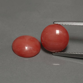 Achetez naturel ct rose corail gems, coupe roude, en provenance taïwan chez gemselect. en stock, livraison internationale!