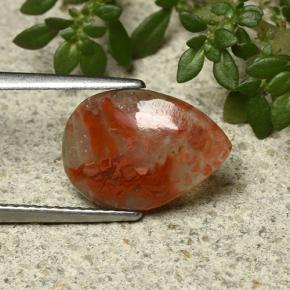 Corail Multicolore naturelle En forme de poire, 2.26 ct, Translucide