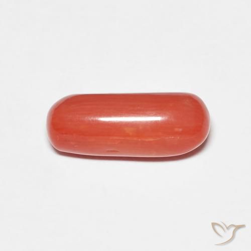 2.25ct Naturel Rouge-orange corail, ovale, Opaque