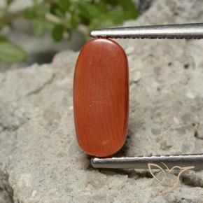 Corail Orange moyen naturelle ovale, 2.05 ct, Opaque