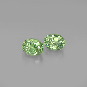 Achetez naturel ct vert grenat démantoïde gems, coupe ovale, en provenance namibie chez gemselect. en stock, livraison internationale!