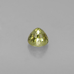 Grenat démantoïde vert naturelle coupe roude, 0,39 ct, VS-SI